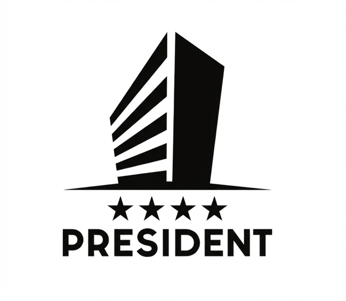 Hotel President Maglaj logo – strateško planiranje, KPI analize i podrška poslovnom razvoju.